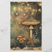 Cocktecore Mushroom Fairy Light Briefpapier (Vorderseite)