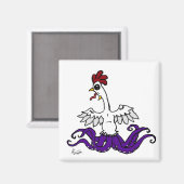 Cocktopus Magnet (Vorderseite/Rückseite)