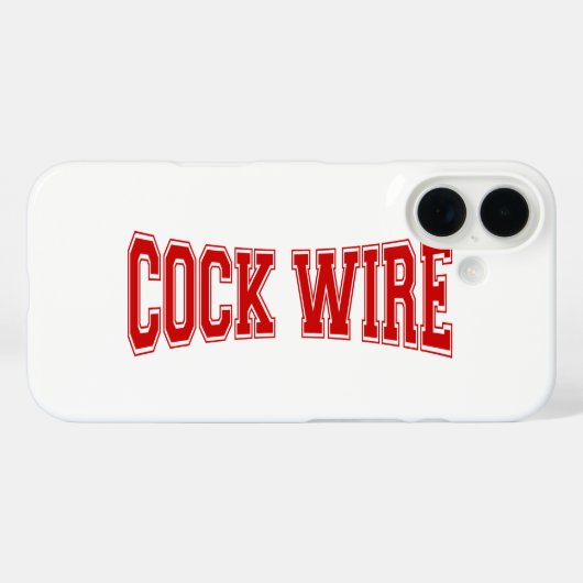 COCKWIRE Case-Mate iPhone HÜLLE (Rückseite (Horizontal))
