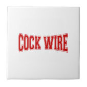 COCKWIRE FLIESE (Vorderseite)