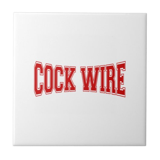 COCKWIRE FLIESE (Vorderseite)