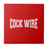 COCKWIRE FLIESE (Vorderseite)