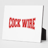 COCKWIRE FOTOPLATTE (Seite)