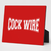 COCKWIRE FOTOPLATTE (Seite)
