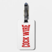 COCKWIRE GEPÄCKANHÄNGER (Rückseite vertikal)