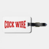 COCKWIRE GEPÄCKANHÄNGER (Rückseite horizontal)