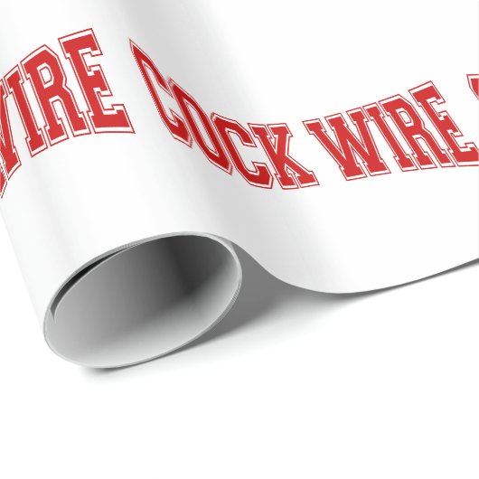 COCKWIRE GESCHENKPAPIER (Rolleneckpunkt)