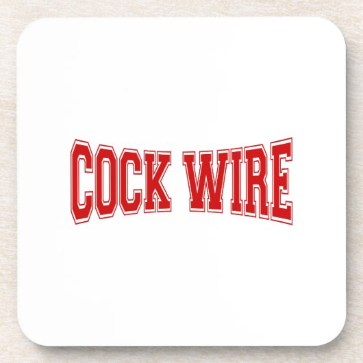COCKWIRE GETRÄNKEUNTERSETZER (Vorderseite)