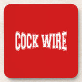 COCKWIRE GETRÄNKEUNTERSETZER (Vorderseite)