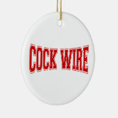 COCKWIRE KERAMIKORNAMENT (Rechts)