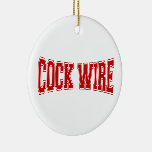 COCKWIRE KERAMIKORNAMENT (Rechts)