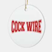 COCKWIRE KERAMIKORNAMENT (Links)