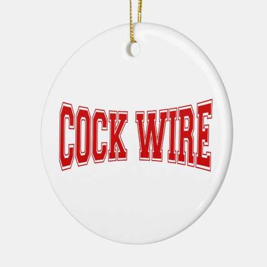 COCKWIRE KERAMIKORNAMENT (Links)