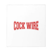 COCKWIRE NOTIZBLOCK (Vorderseite)