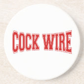 COCKWIRE SANDSTEIN UNTERSETZER (Vorne)