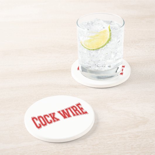 COCKWIRE SANDSTEIN UNTERSETZER (Seite)