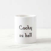 Cocky als Hölle Kaffeetasse (Mittel)