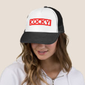 Cocky-Briefmarke Truckerkappe (Beispiel)