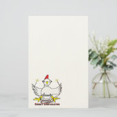 Cocky Contractor Briefpapier (Stehend Vorderseite)