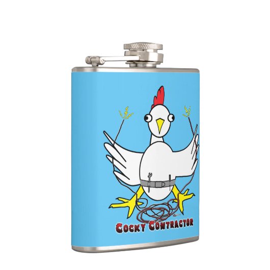 Cocky Contractor Flachmann (Rechts)