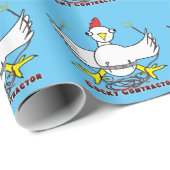 Cocky Contractor Geschenkpapier (Rolleneckpunkt)