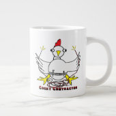 Cocky Contractor Jumbo-Tasse (Rechts)