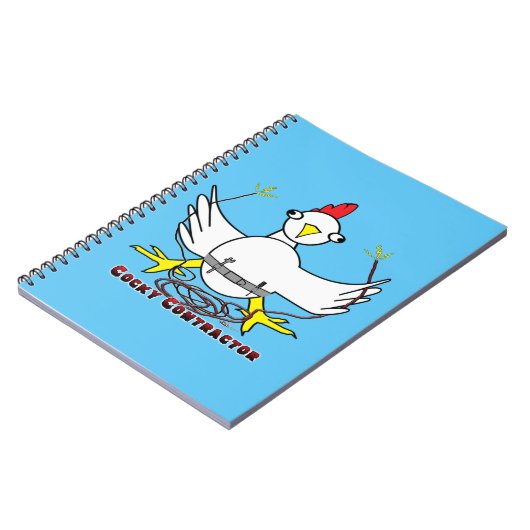 Cocky Contractor Notizblock (Linke Seite)