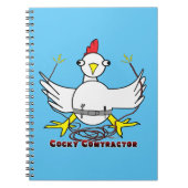 Cocky Contractor Notizblock (Vorderseite)