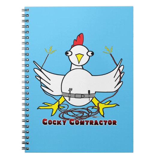 Cocky Contractor Notizblock (Vorderseite)