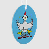 Cocky Contractor Ornament (Vorderseite)