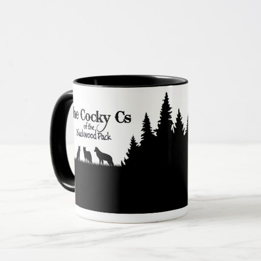 Cocky Cs Tasse (Vorderseite Links)
