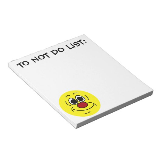 Cocky Face Grumpey Notizblock (angewinkelt)