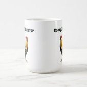 "Cocky Old Rooster" mit Grafik eines Roosters Kaffeetasse (Mittel)