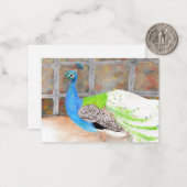 "Cocky"-Originalkunst Mitteilungskarte (Vorderseite/Rückseite Beispiel)