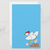 Cocky Skater Briefpapier (Vorne/Hinten)