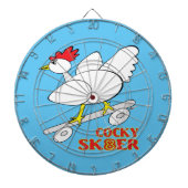 Cocky Skater Dartscheibe (vorne)