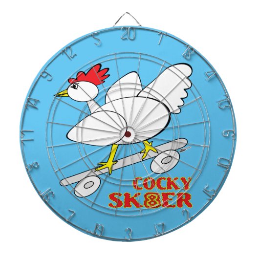 Cocky Skater Dartscheibe (vorne)