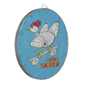 Cocky Skater Dartscheibe (Vorderseite Links)