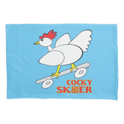 Cocky Skater Kissenbezug (Vorderseite)