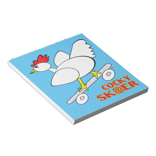 Cocky Skater Notizblock (angewinkelt)