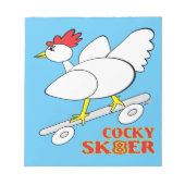 Cocky Skater Notizblock (Vorderseite)