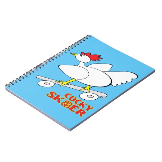 Cocky Skater Notizblock (Linke Seite)