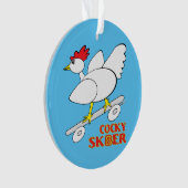 Cocky Skater Ornament (Vorderseite)