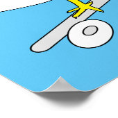 Cocky Skater Poster (Ecke)