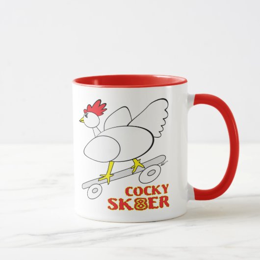 Cocky Skater Tasse (Rechts)