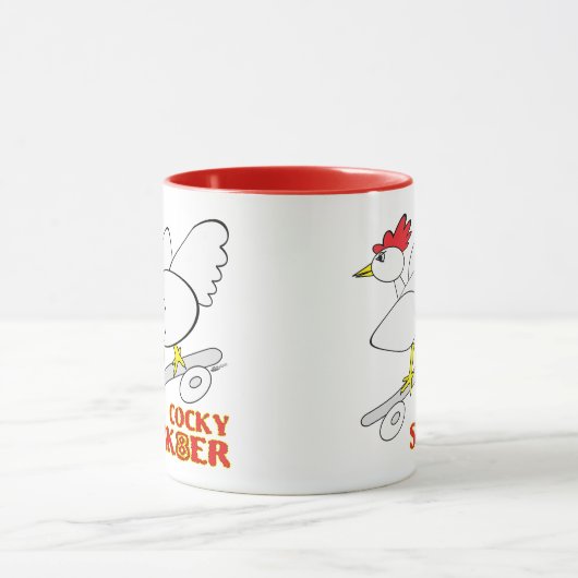 Cocky Skater Tasse (Zentrum)