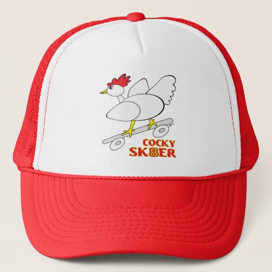 Cocky Skater Truckerkappe (Vorderseite)