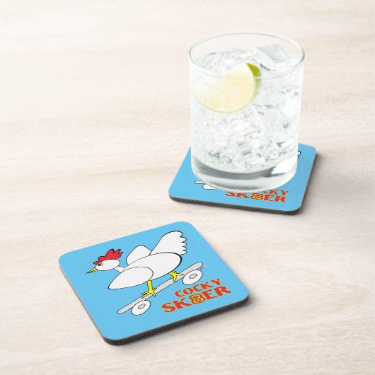 Cocky Skater Untersetzer (Rechte Seite)