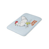 Cocky Skier Badematte (Schrägansicht)