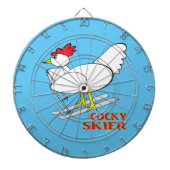 Cocky Skier Dartscheibe (vorne)